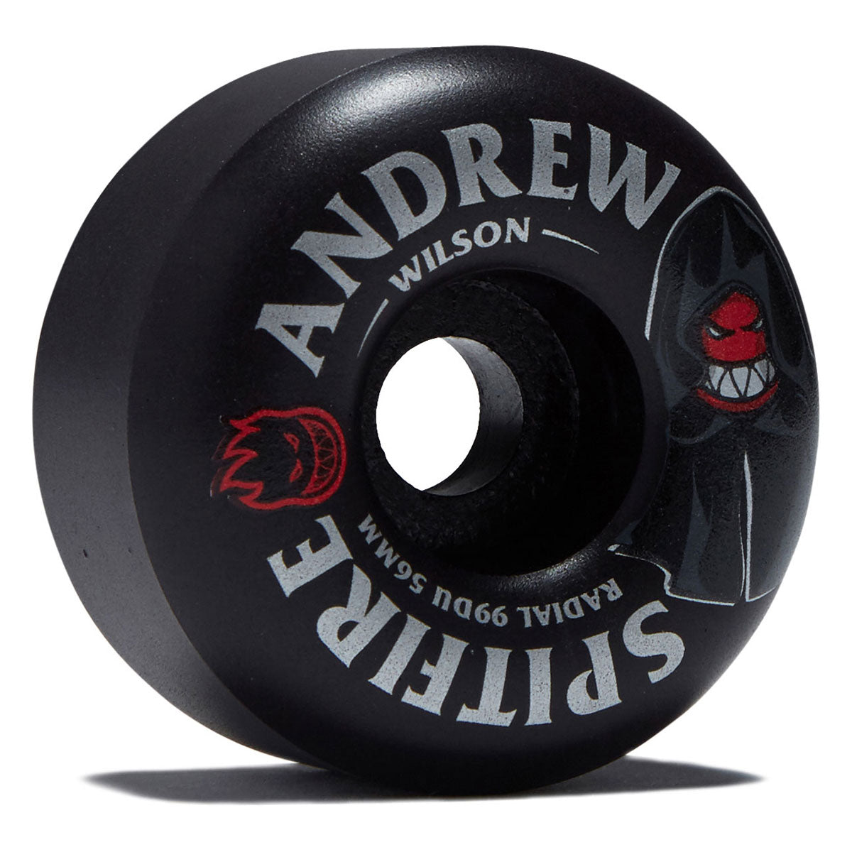 Spitfire F4 99d Andrew Wilson Burn Squad Radial Skateboard Wheels - Black - 56mm image 1