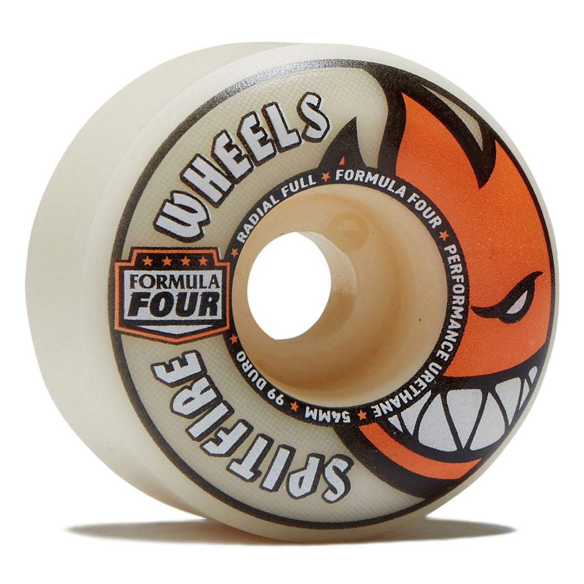 SPITFIRE F4 54mm ウィール 99D Spitfire F4 99d Radial Full Skateboard Wheels - Natural