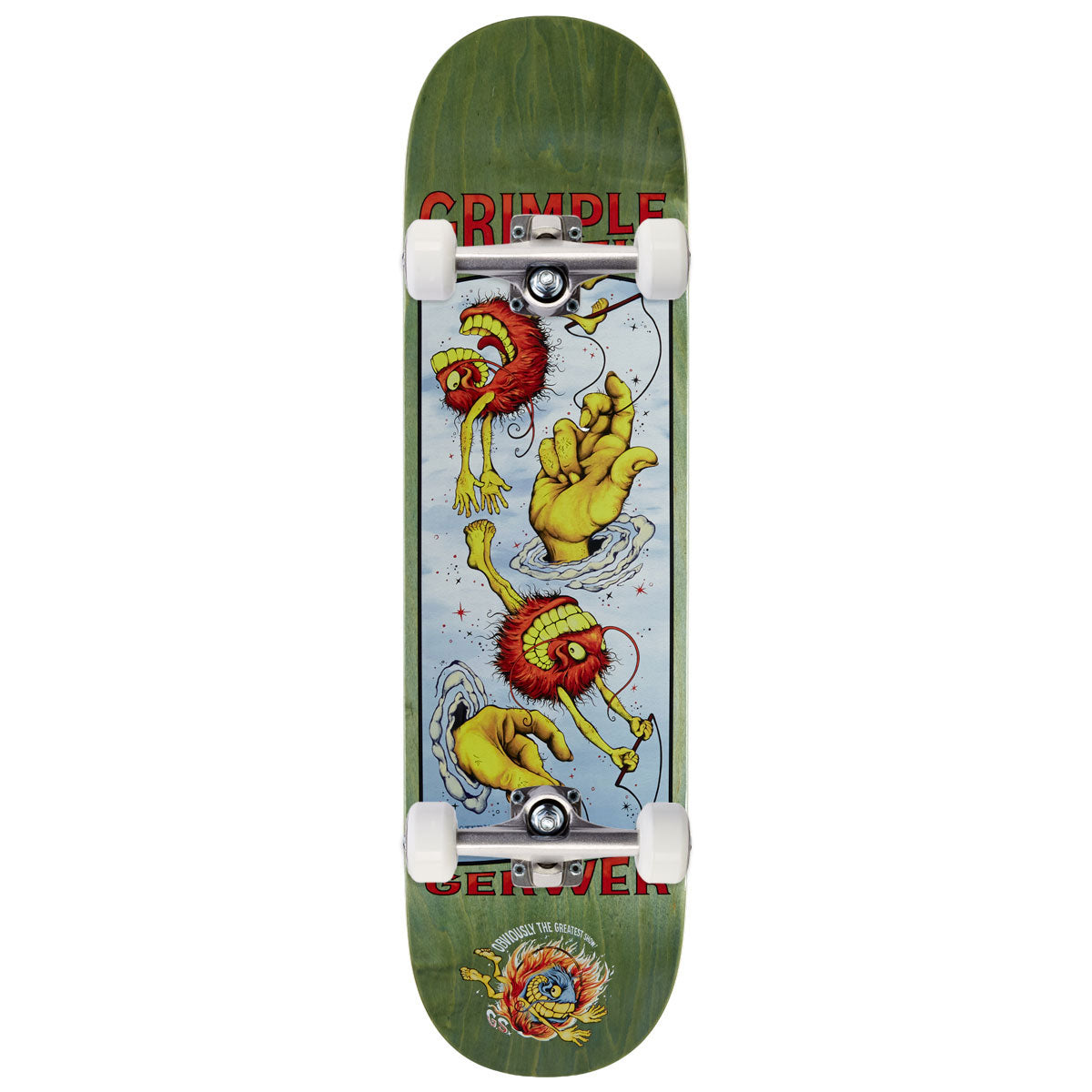 Anti-Hero Gerwer Grimple Obvious Greats Skateboard Complete - 8.25