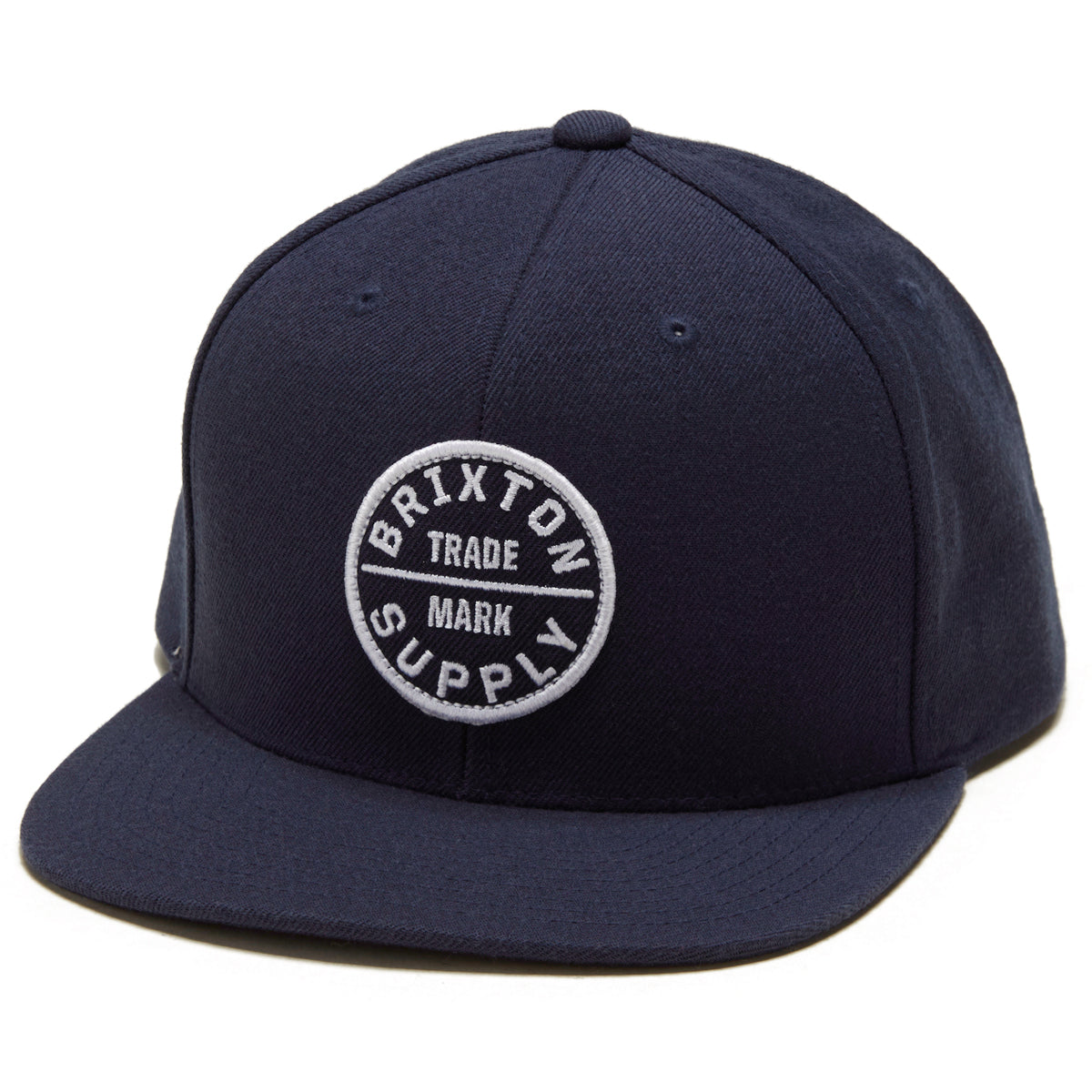 Brixton Oath Iii Snapback Hat - Washed Navy/Washed Navy image 1