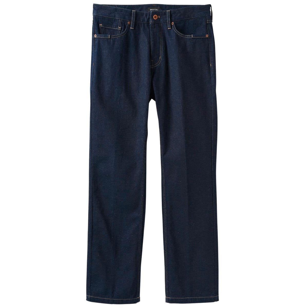 Brixton Builders 5 Pocket Jeans - Rinse Denim image 3