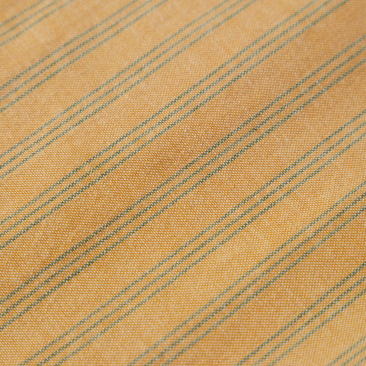 Brixton Cru Oxford Stripe Shirt - Curry/Ivy Green Stripe image 4