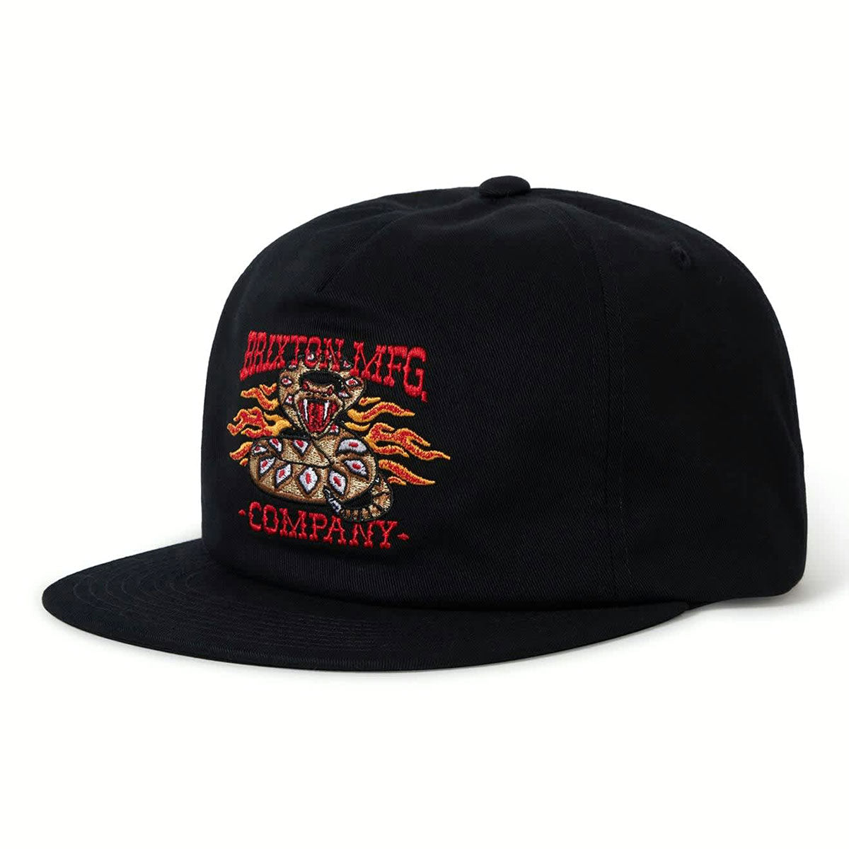 Brixton Hardee Hp Snapback Hat - Black image 1