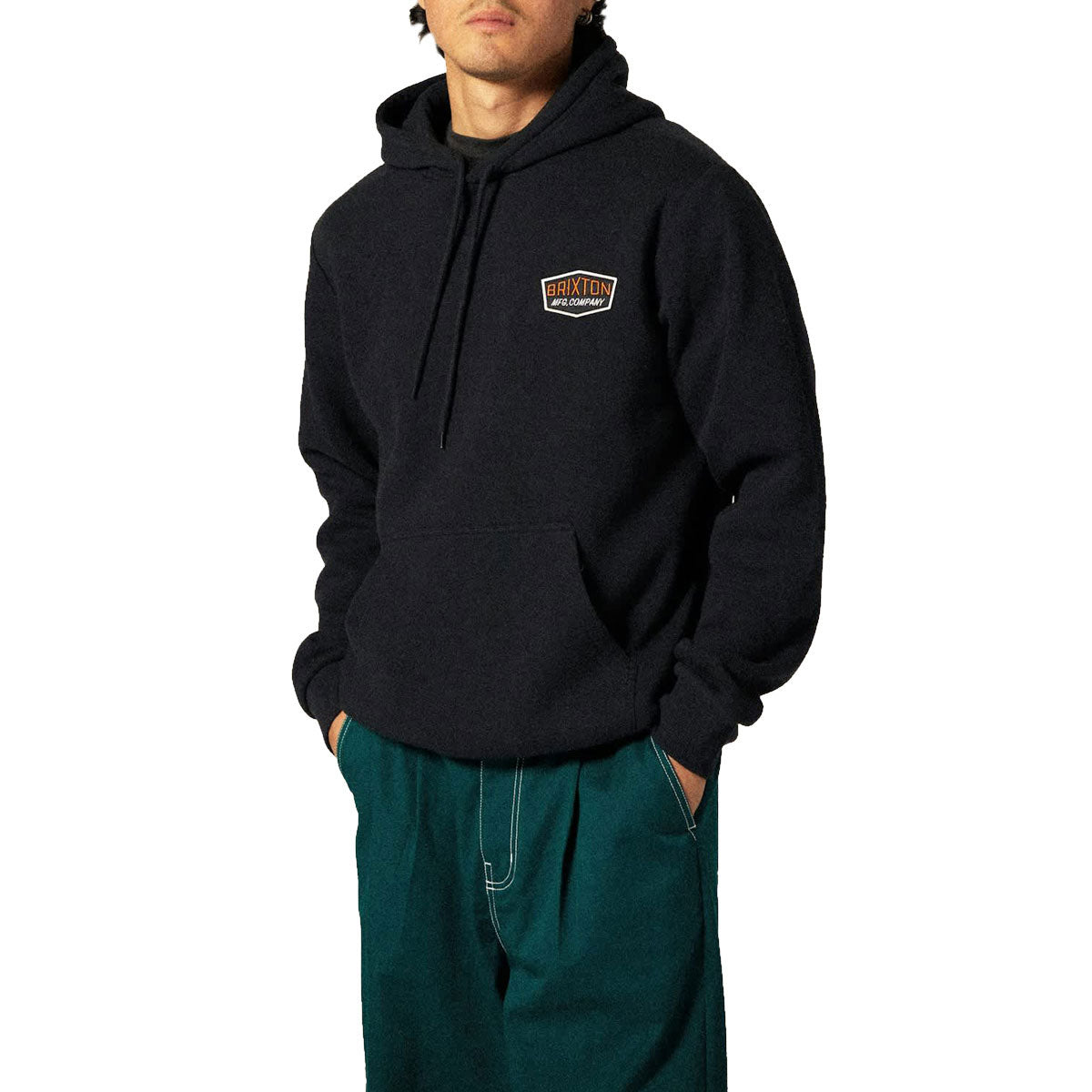 Brixton Freeman Hoodie - Black image 2