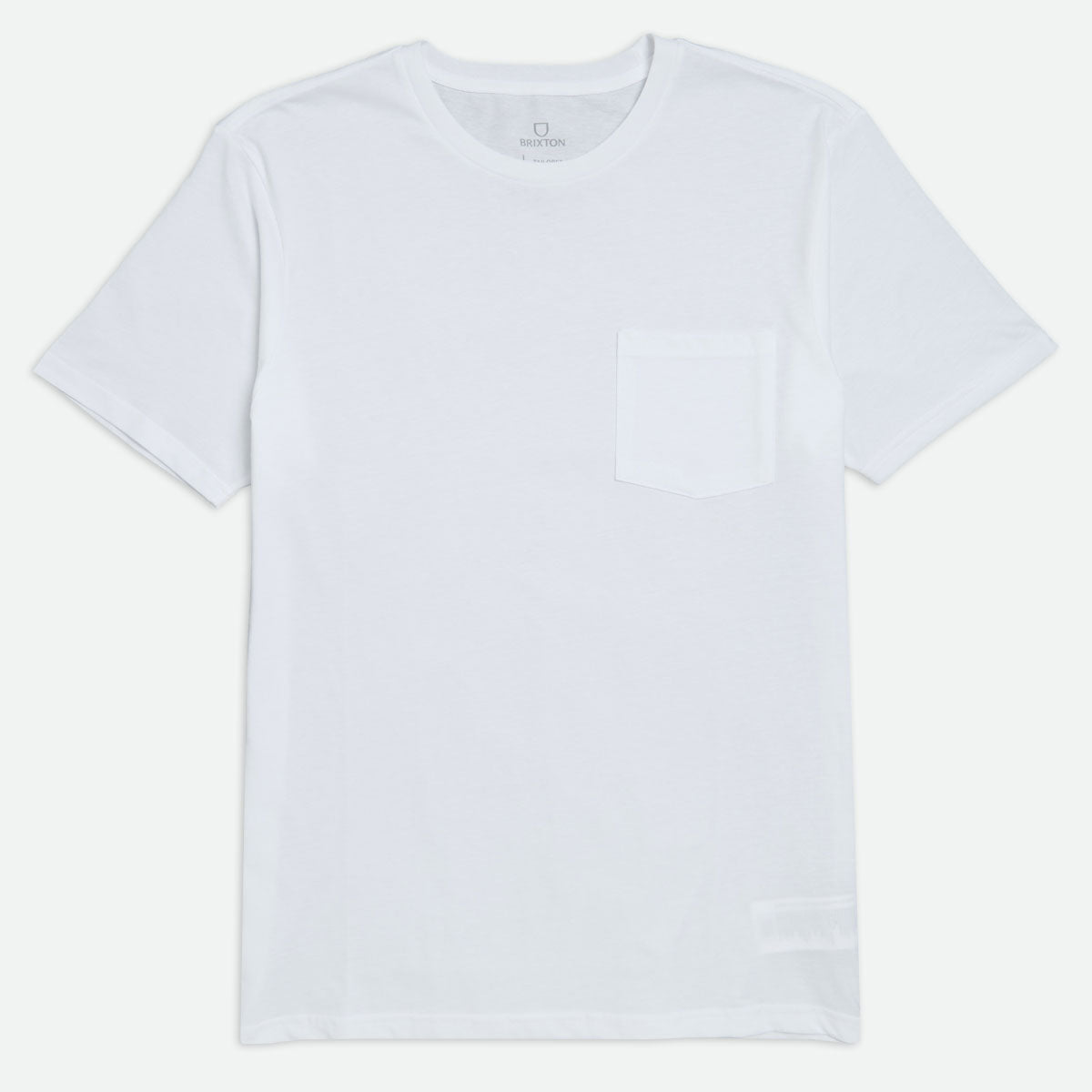 Brixton Premium Cotton Pocket T-Shirt - White image 1
