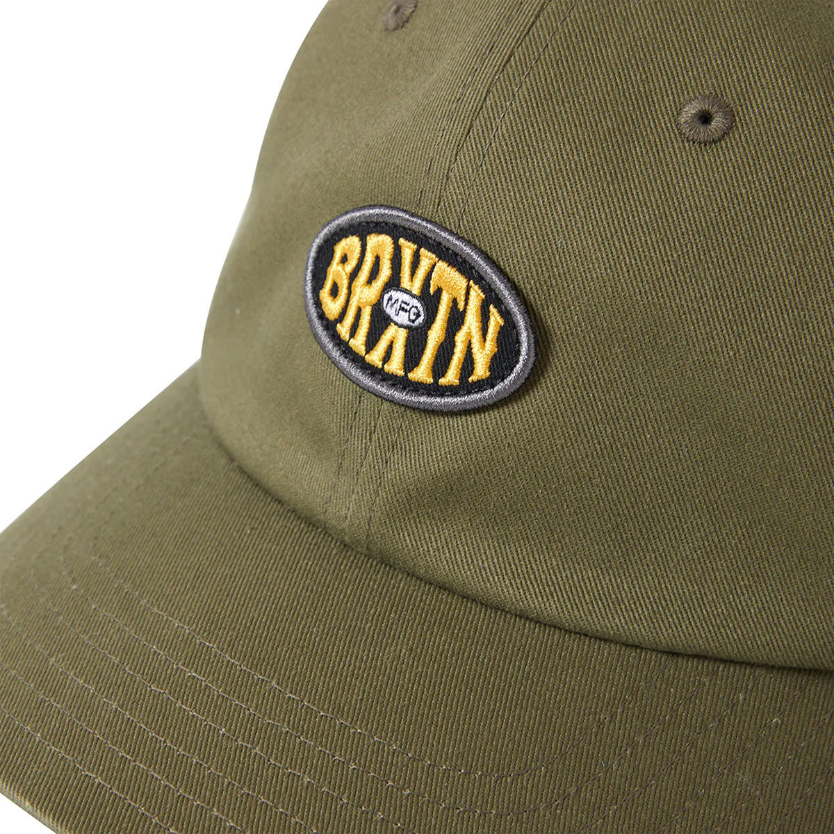 Brixton Largo Np Lp Snapback Hat - Olive/Olive image 3