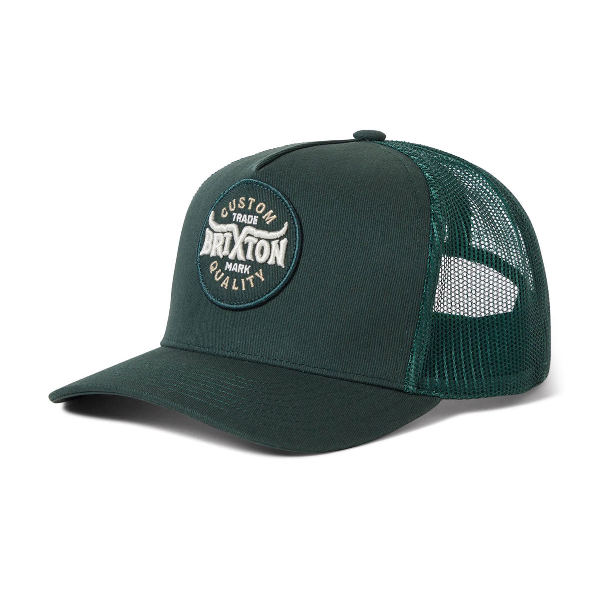 Brixton Gibson C Np Mp Trucker Hat - Deep Forest/Deep Forest image 1