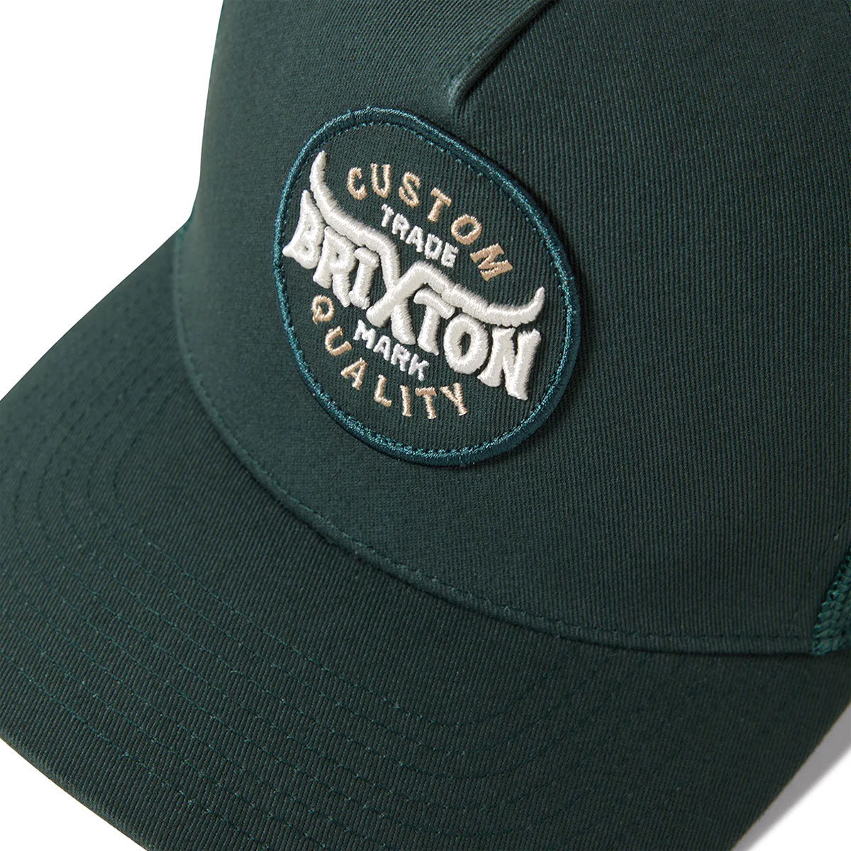 Brixton Gibson C Np Mp Trucker Hat - Deep Forest/Deep Forest image 3