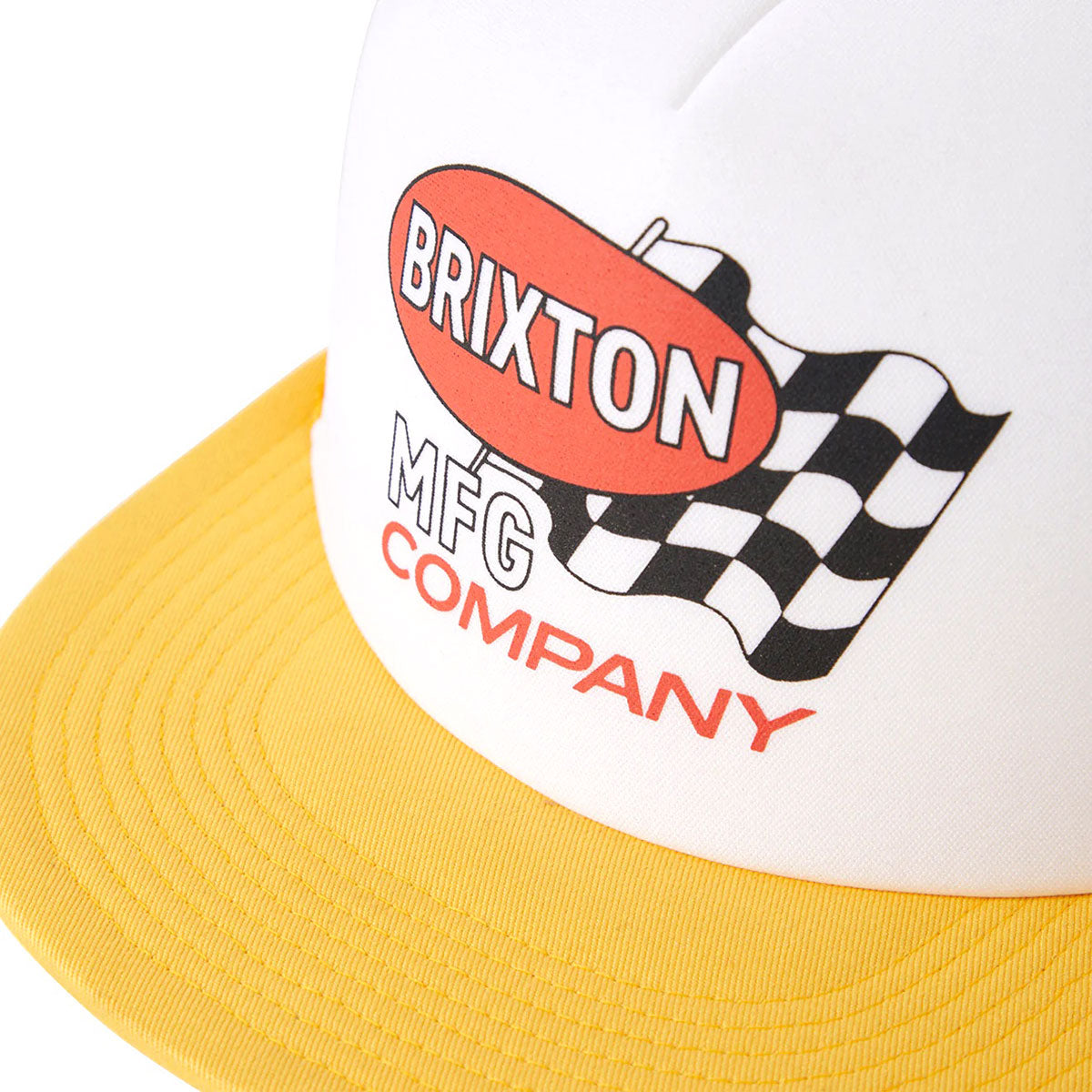 Brixton Collins Np Hp Trucker Hat - Yellow/White/Yellow image 3