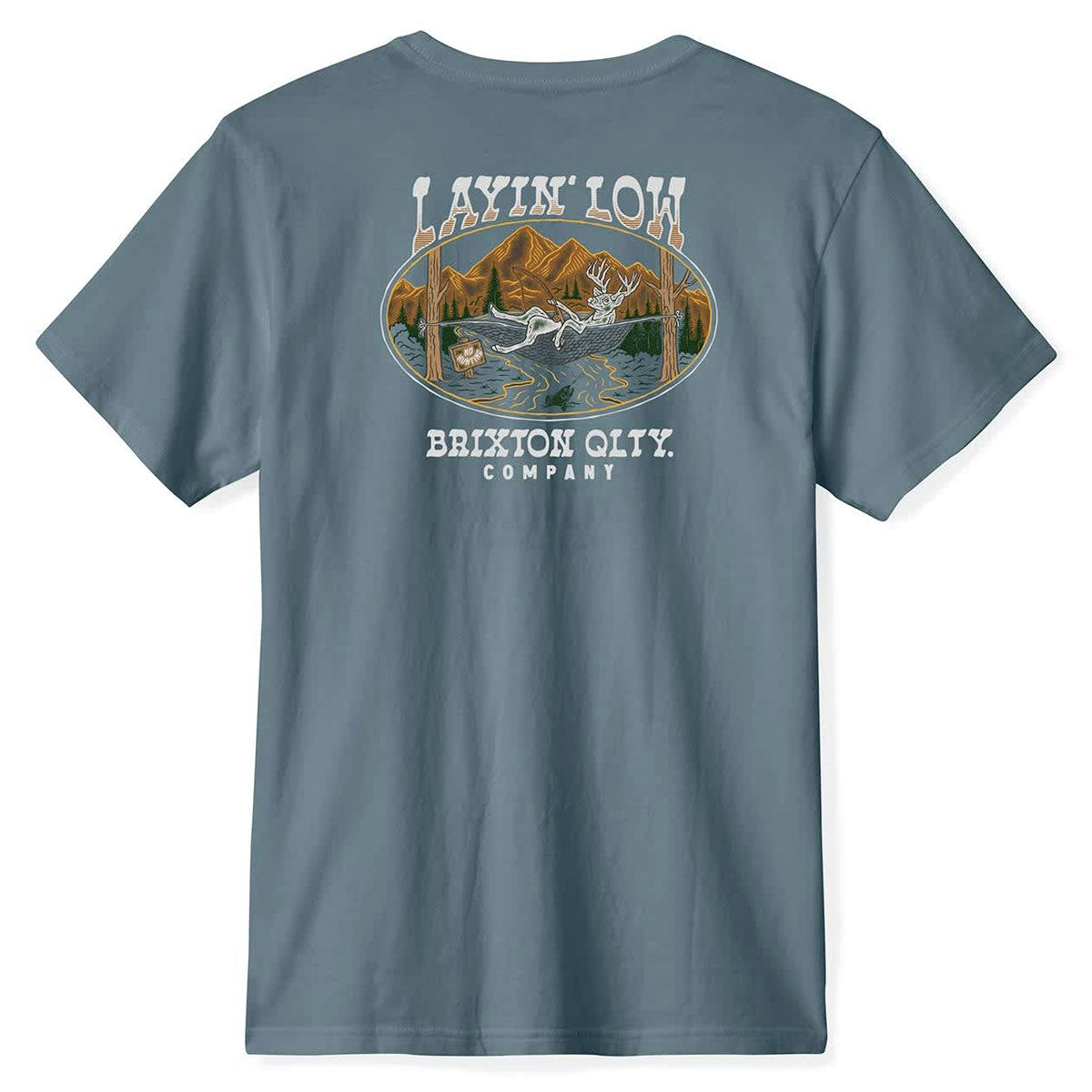 Brixton Layin' Low T-Shirt - Basalt image 1