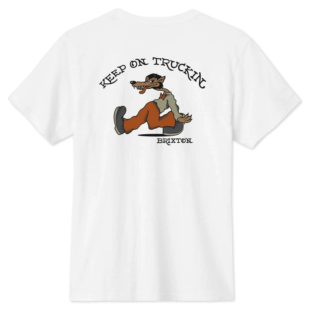 Brixton Stride Taylored T-Shirt - White image 1