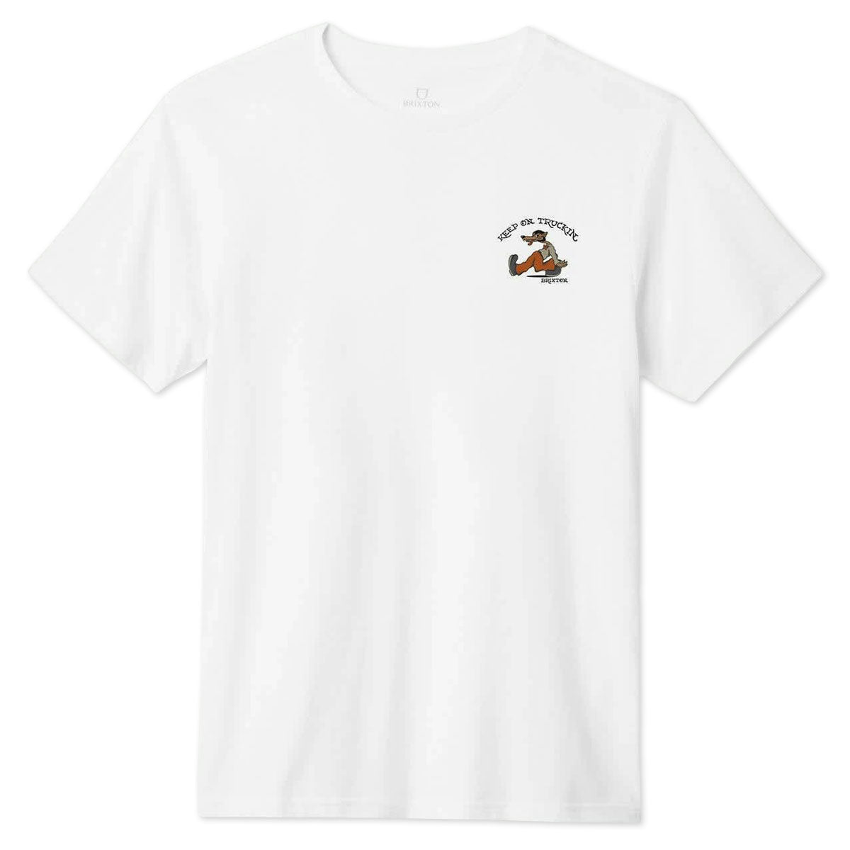 Brixton Stride Taylored T-Shirt - White image 2