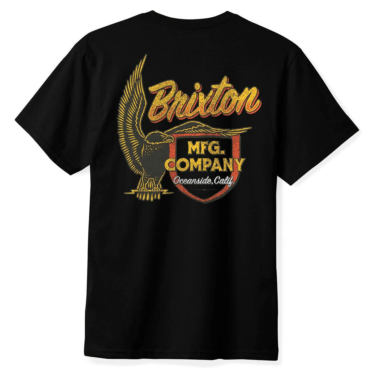 Brixton Highline T-Shirt - Black Worn Wash image 1