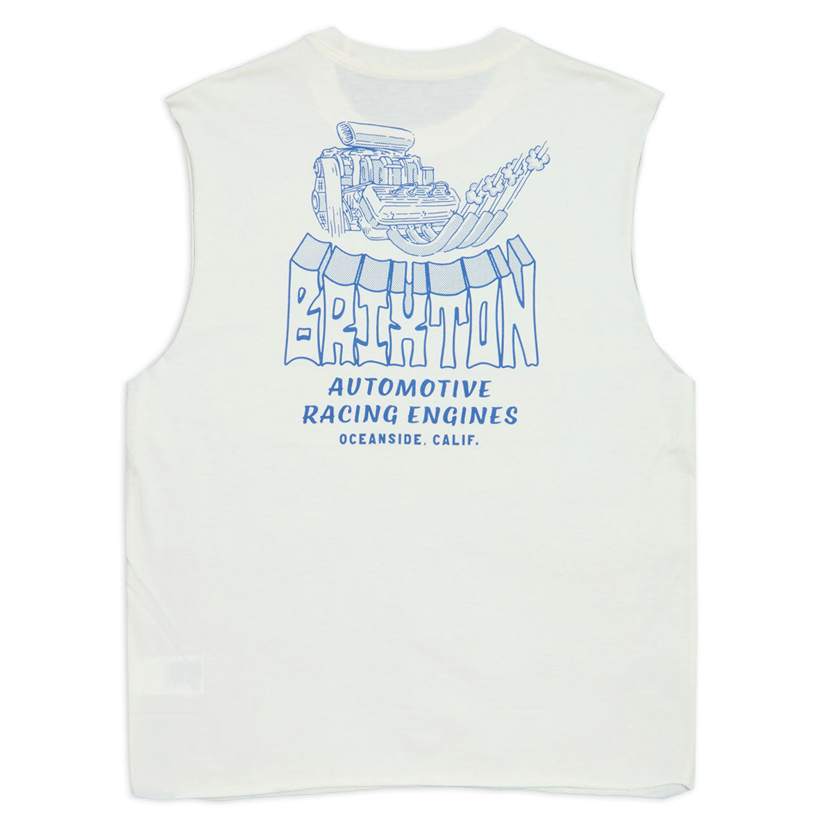 Brixton Horsepower Muscle Tank Top - Off White image 2