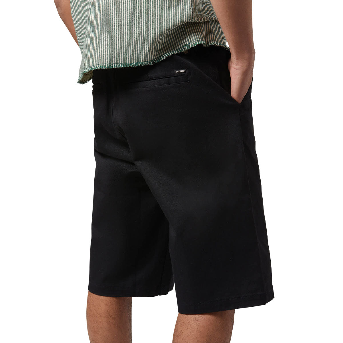 Brixton Choice Chino Baggy Shorts - Black image 3