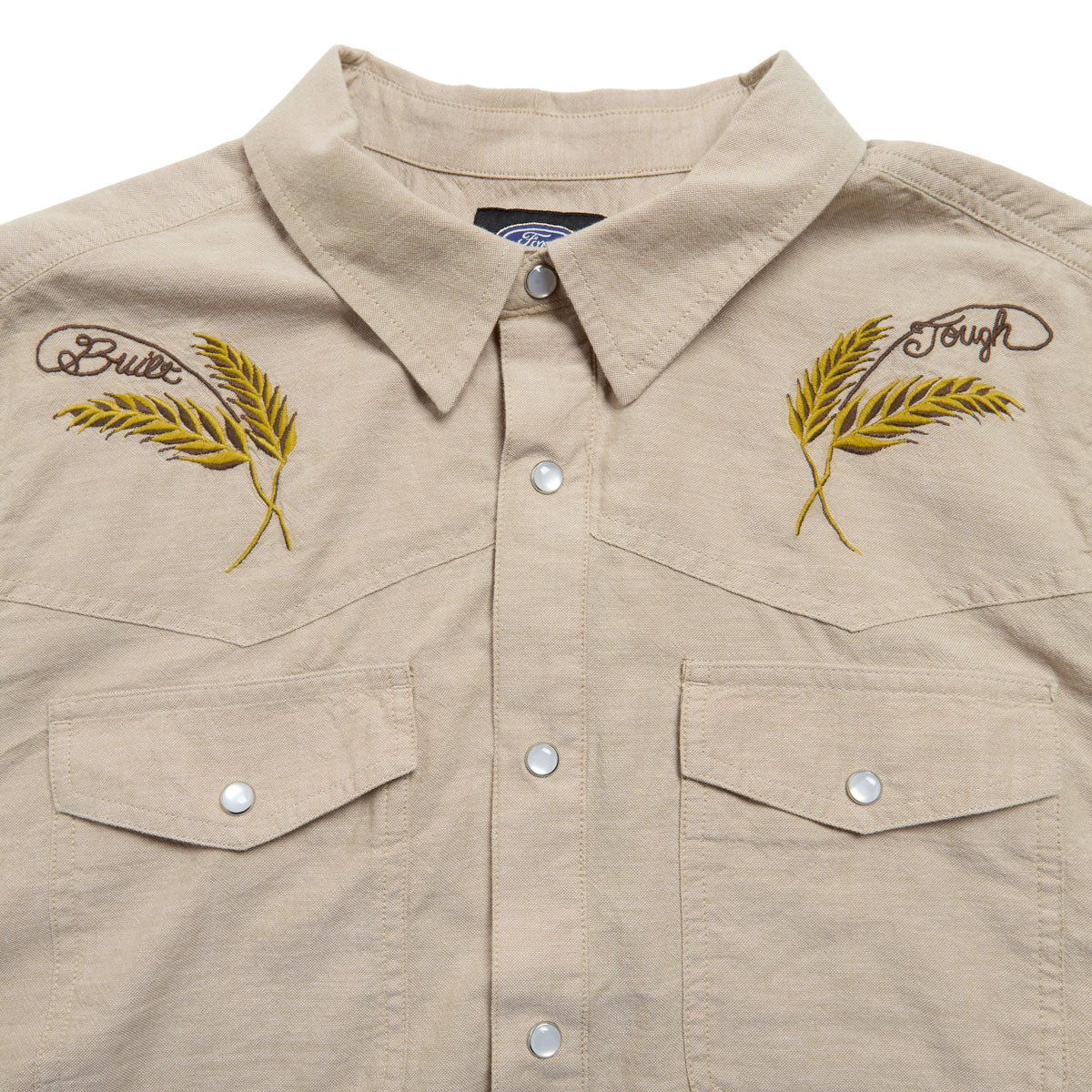 Brixton x Ford Western Shirt - Khaki image 2
