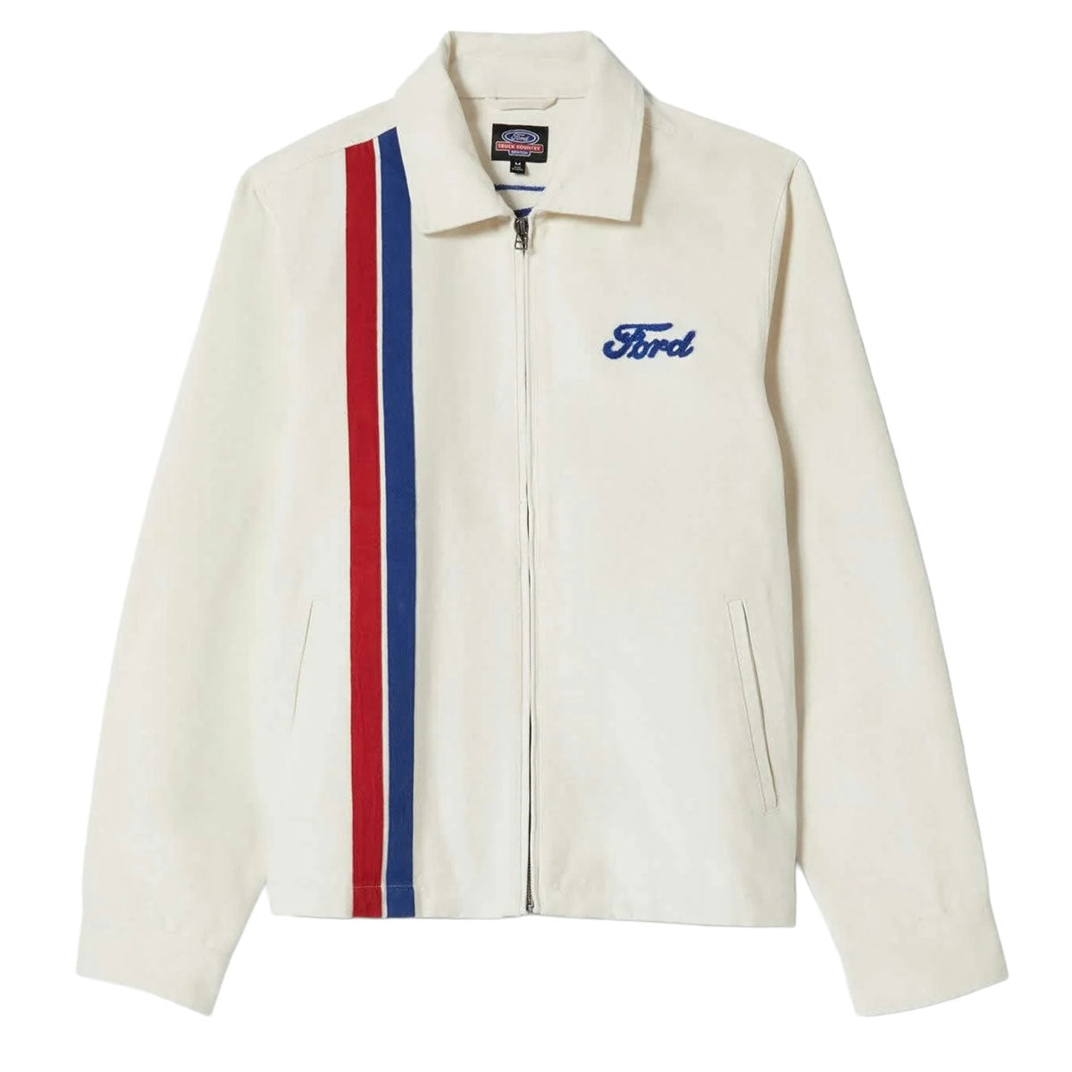 Brixton x Ford Number One Garage Jacket - Wimbleton White image 4