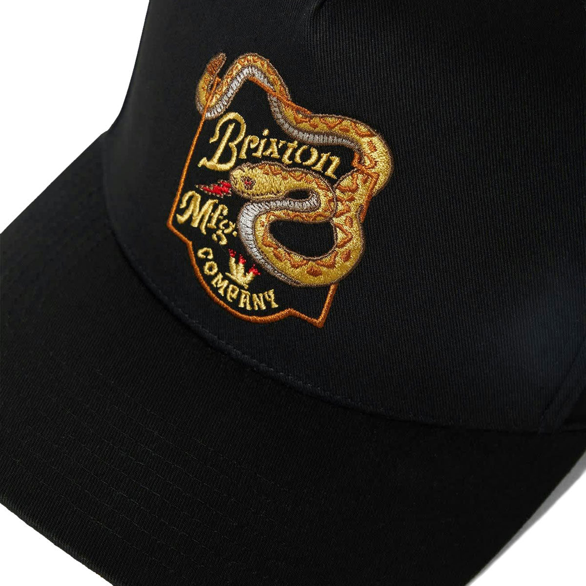 Brixton Rothwell C Np Hp Snapback Hat - Black image 3