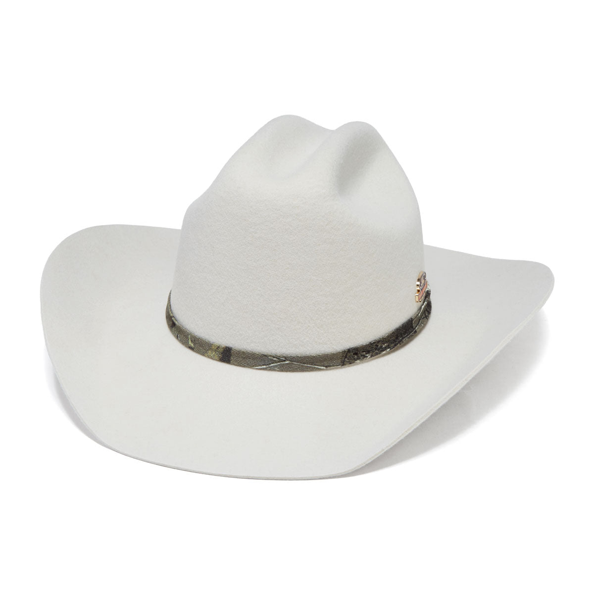 Brixton x Ford Truck Country Cowboy Hat - Wimbleton White/Camo image 1