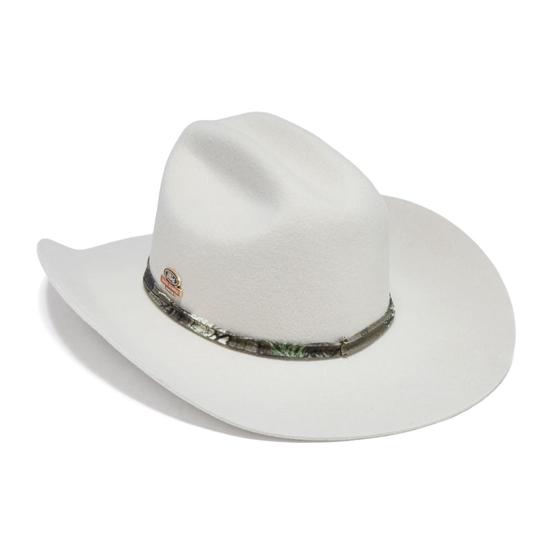 Brixton x Ford Truck Country Cowboy Hat - Wimbleton White/Camo
