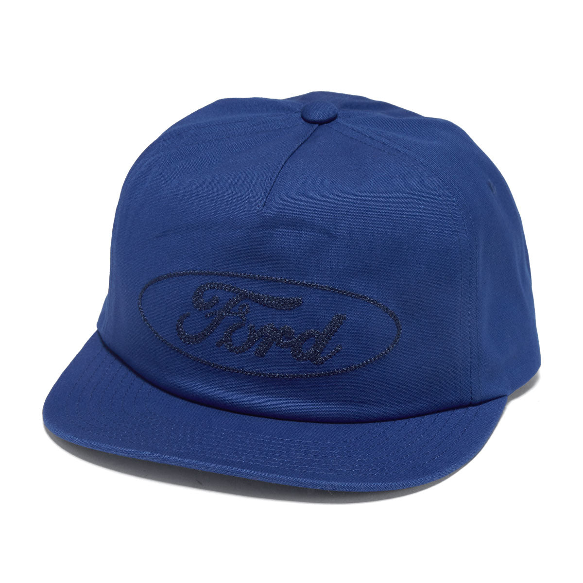 Brixton x Ford Number One Hp Snapback Hat - Ford Blue image 1