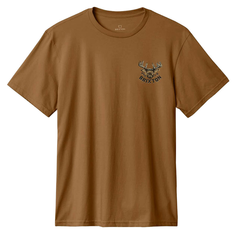 Brixton Berick Tailored T-Shirt - Washed Copper