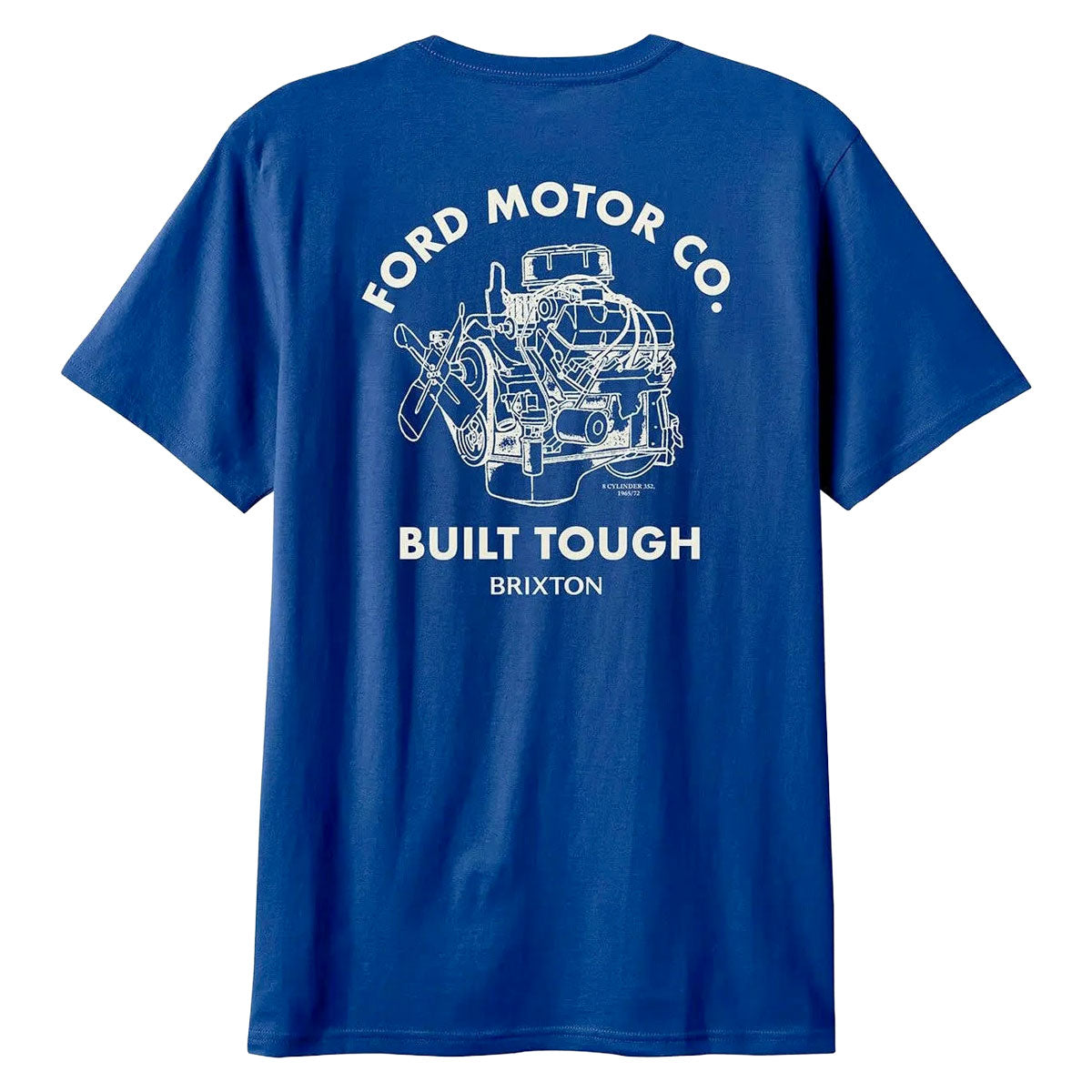 Brixton x Ford Built Tough T-Shirt - Ford Blue image 1