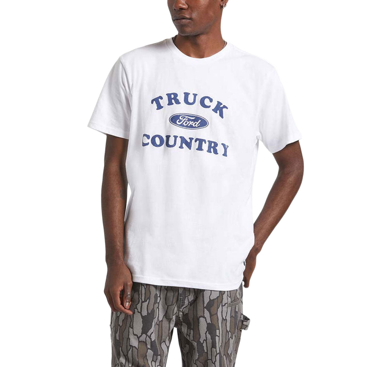 Brixton x Ford Truck Country T-Shirt - Wimbleton White image 5