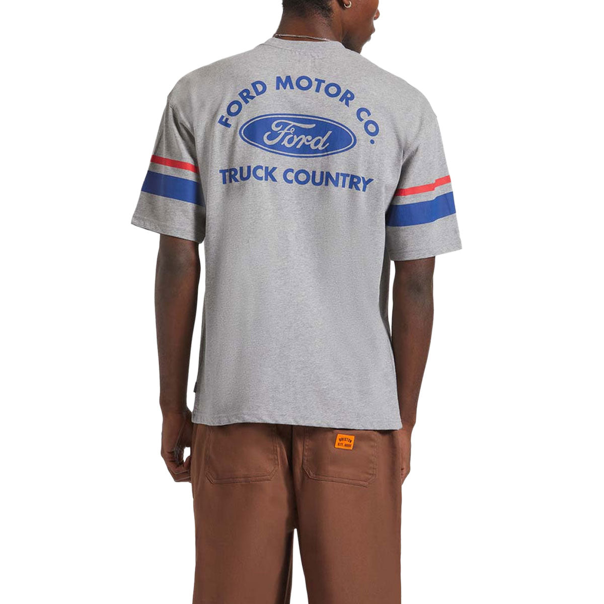 Brixton x Ford Truck Country Jersey - Heather Grey image 2
