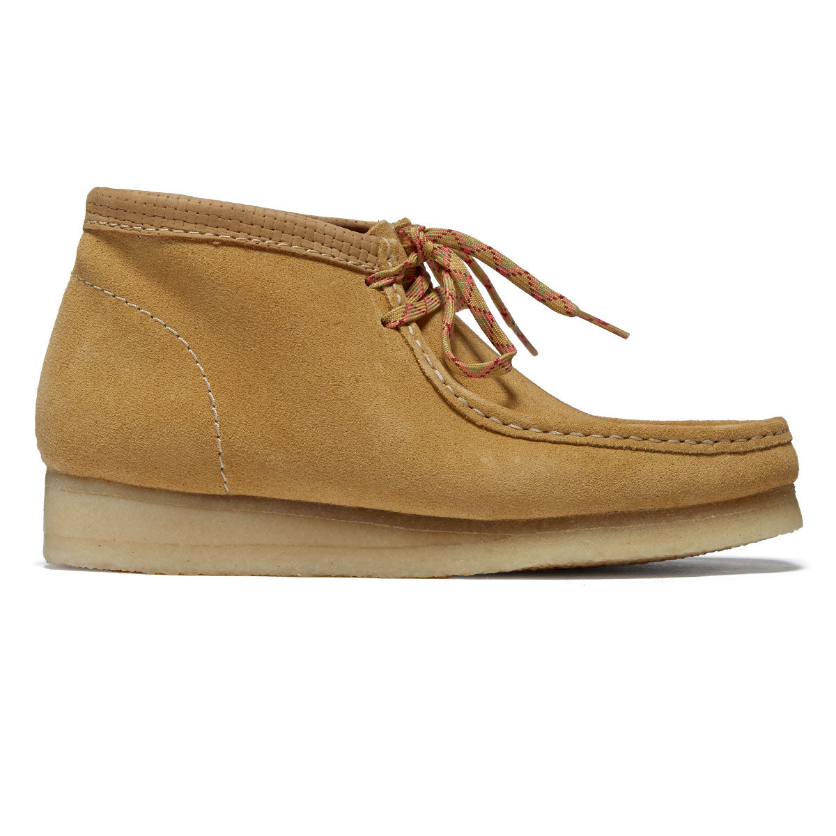Clarks Wallabee Boots - Golden Tan Suede image 1