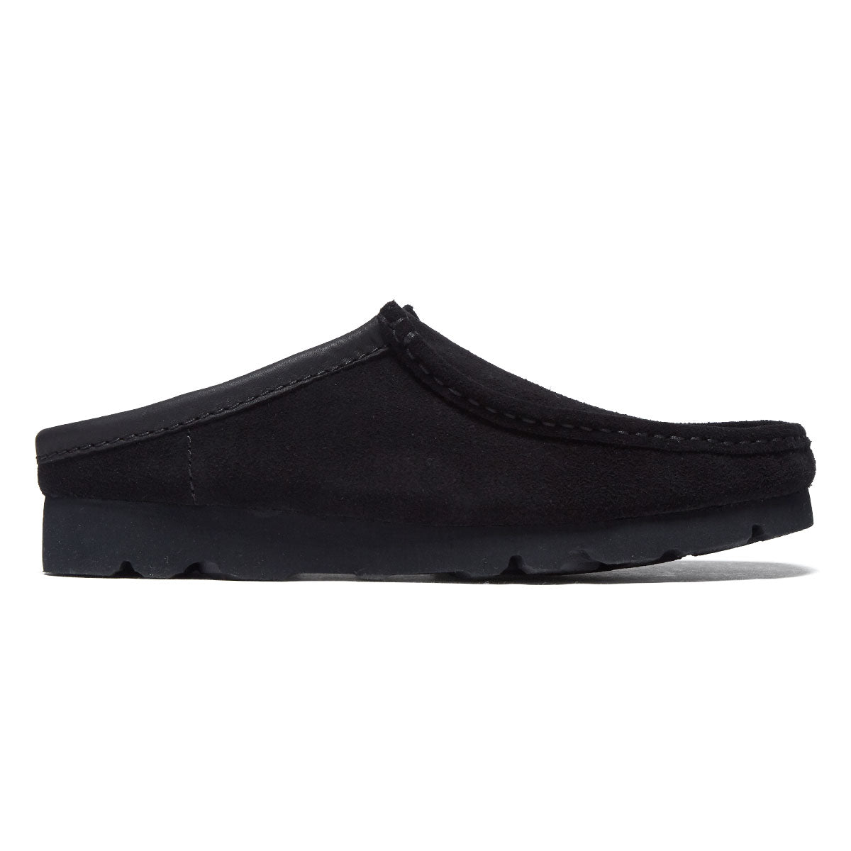 Clarks Wallabee Slip Shoes - Black Suede – CCS