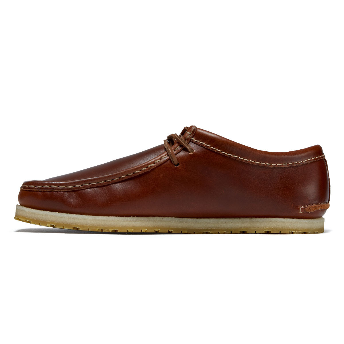 Clarks Godney Lace Shoes - Brown Leather image 2
