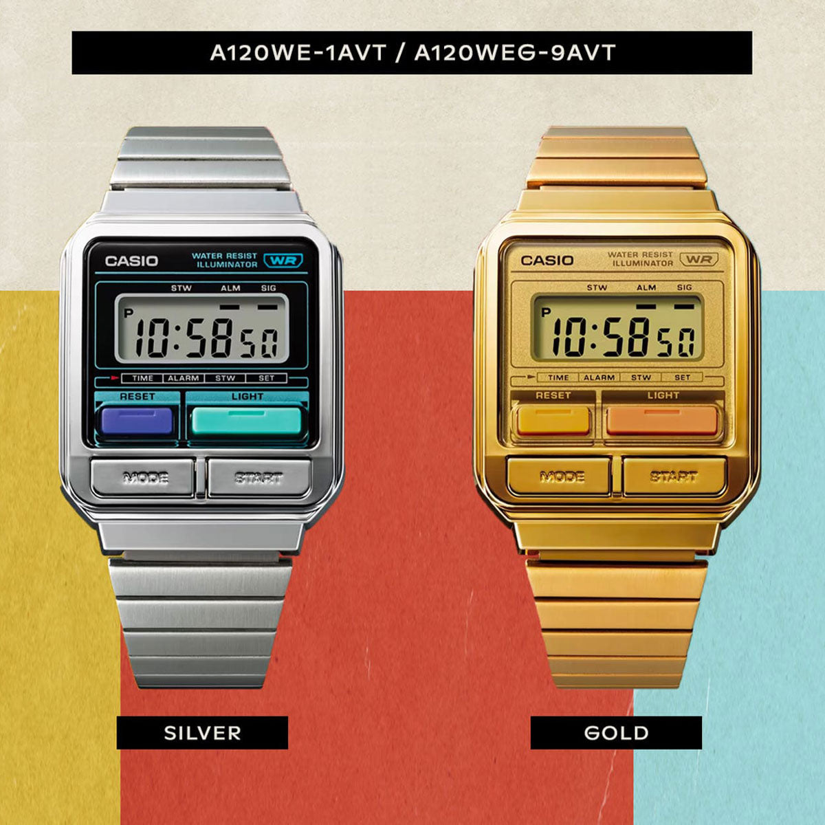 Casio A120WEG-9AVT Watch image 2