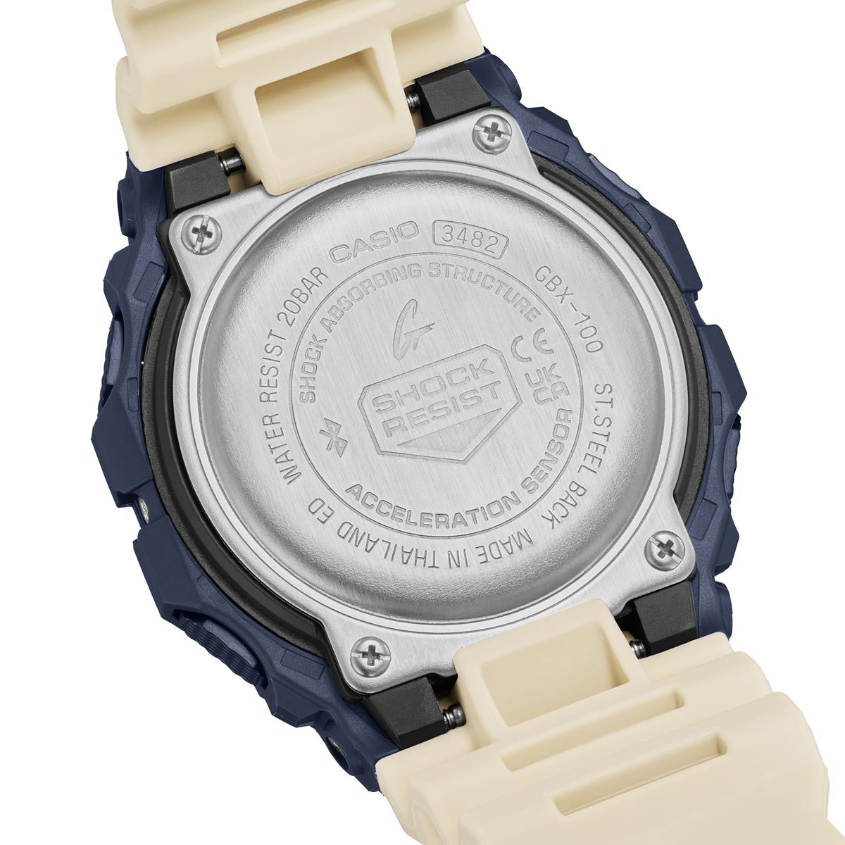 G-Shock GBX100TT-2 Watch - Blue/Cream image 5