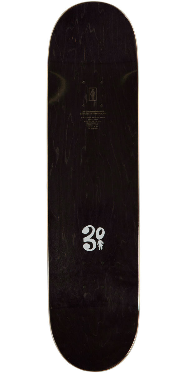 Girl 93 Til Bennett Skateboard Complete - White/Yellow - 8.25