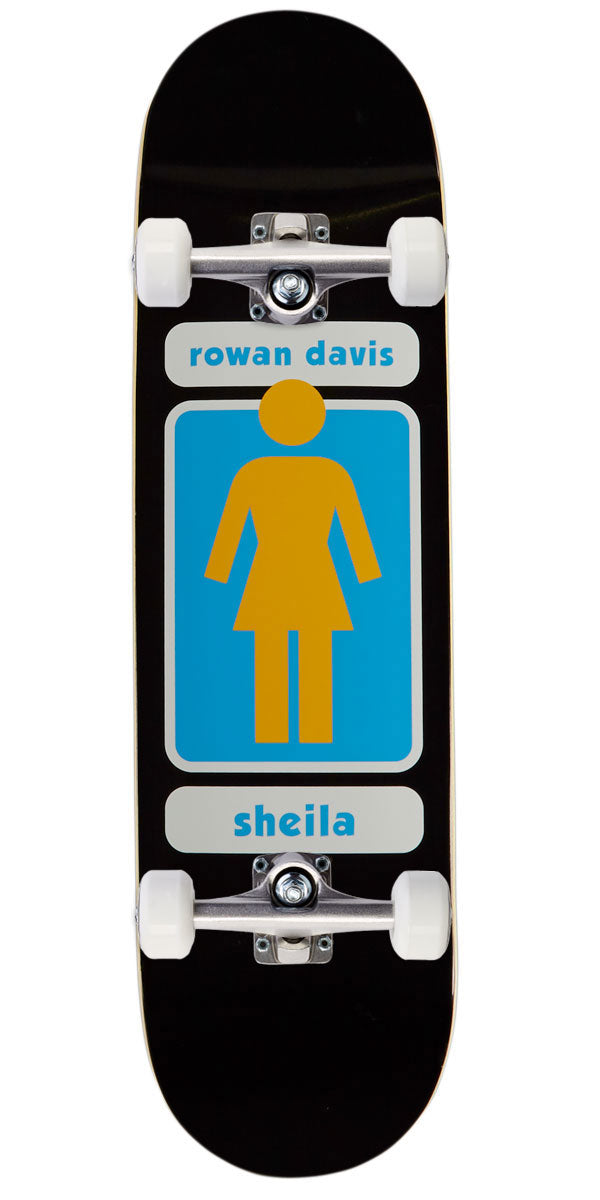 Girl 93 Til Davis Skateboard Complete - Black/Blue - 8.50