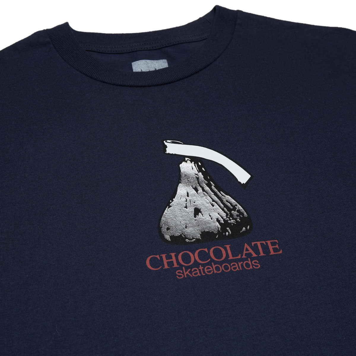 Chocolate Kiss Long Sleeve T-Shirt - Harbor Blue image 2
