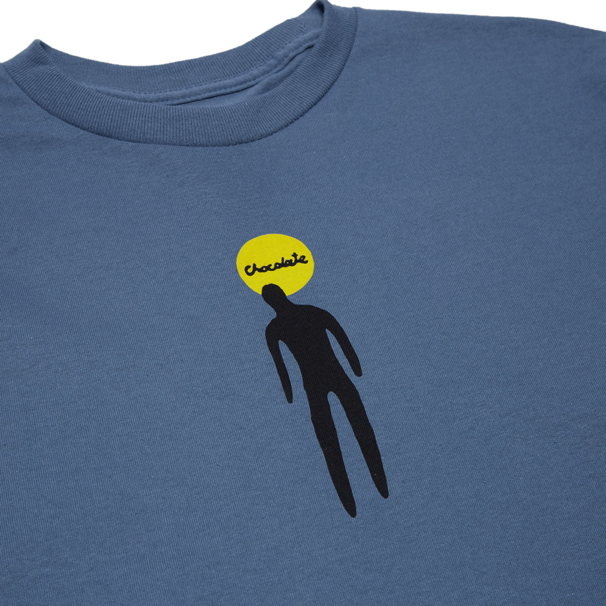 Chocolate Drip Long Sleeve T-Shirt - Harbor Blue image 2
