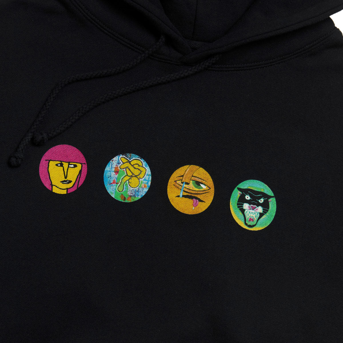 Girl Legend Heads Hoodie - Black image 2