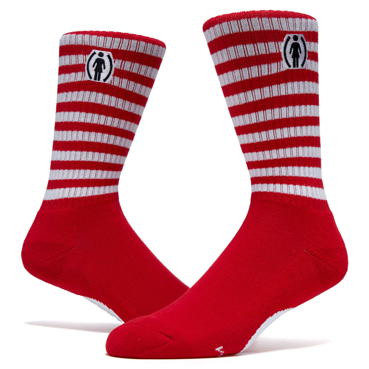 Girl x (Red) Socks - Black image 2