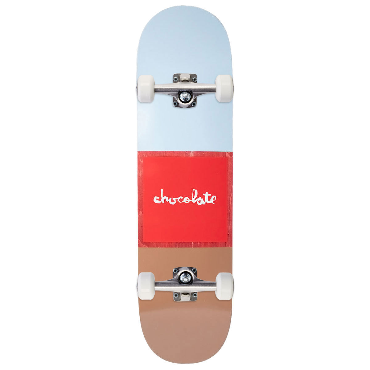 Chocolate Herrera Red Square Skateboard Complete - 8.125