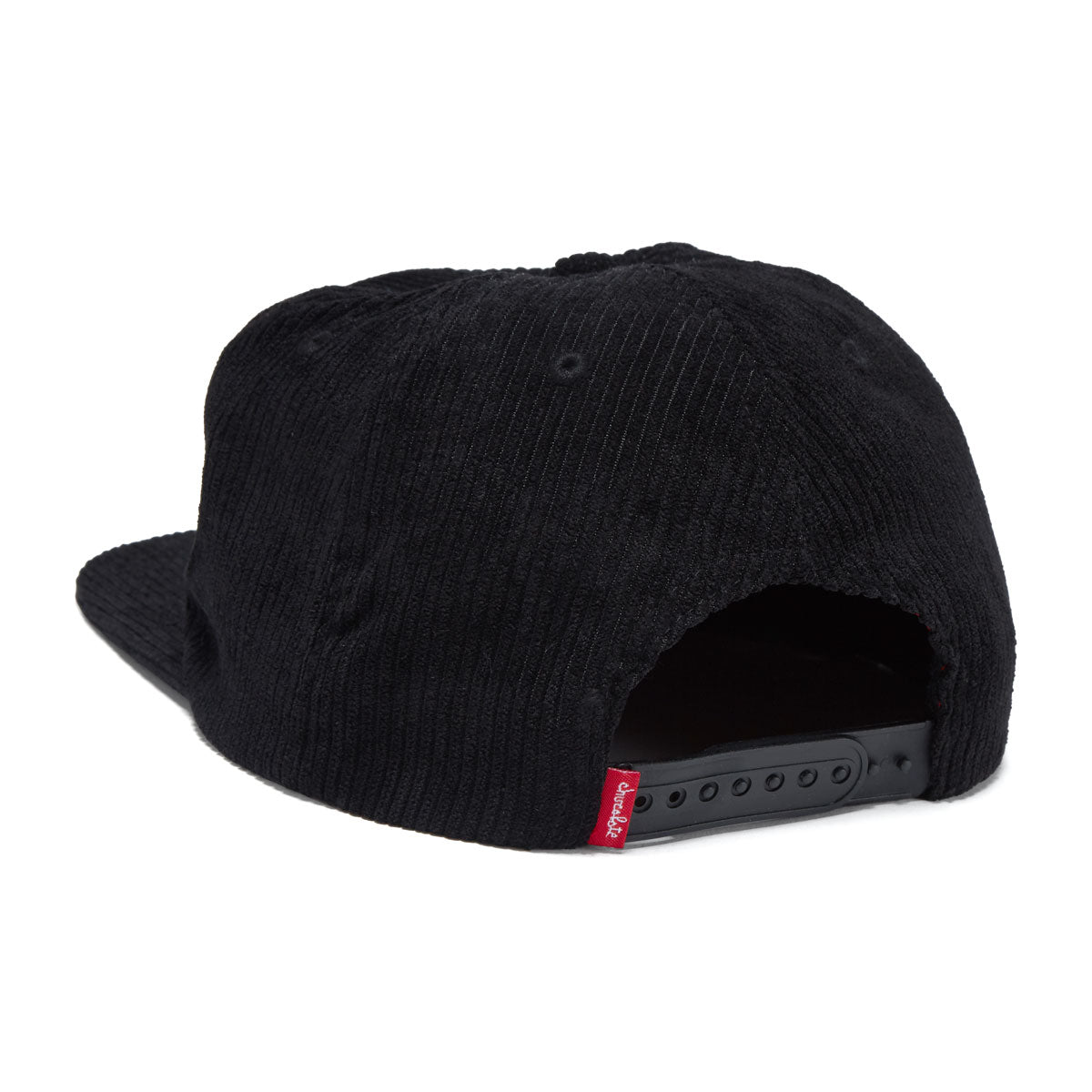 Chocolate x Waylon W Cord 5 Panel Hat - Black image 2