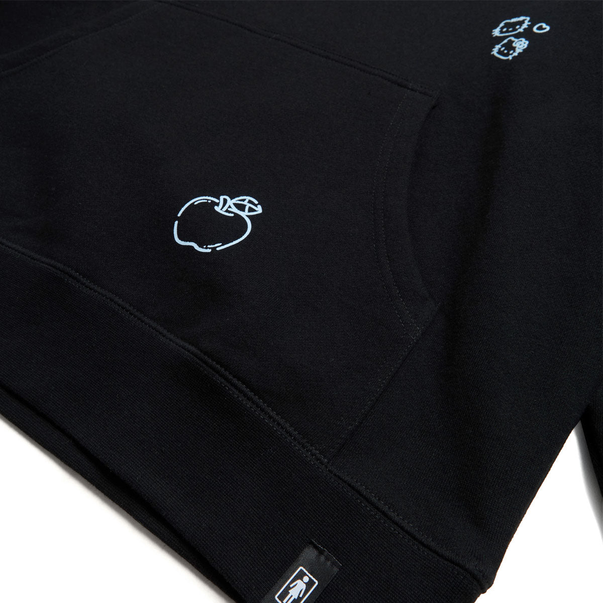 Girl x Hello Kitty All Over Hoodie - Black image 4