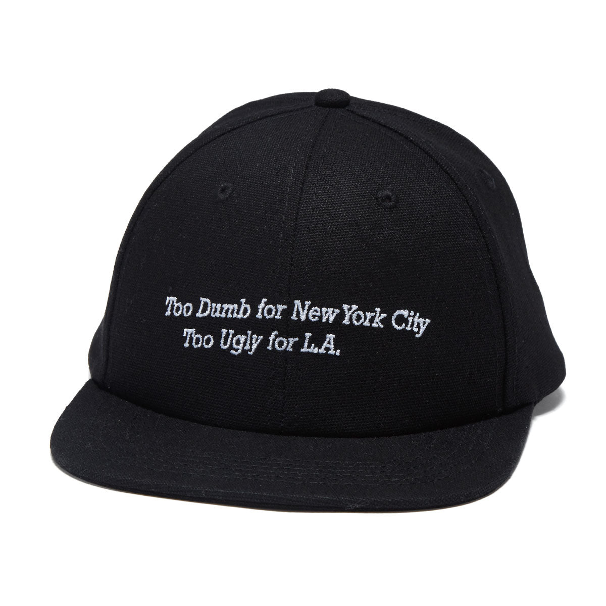 Chocolate x Waylon Too Dumb 6 Panel Hat - Black image 1