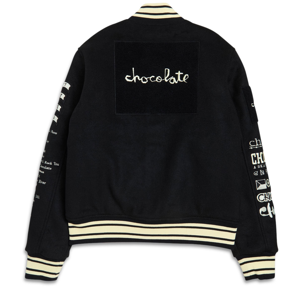 Chocolate Team Varsity Jacket - Black/White image 2
