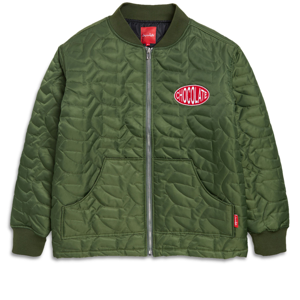 Chocolate Chunk C Quilted Liner Jacket - Olive image 1