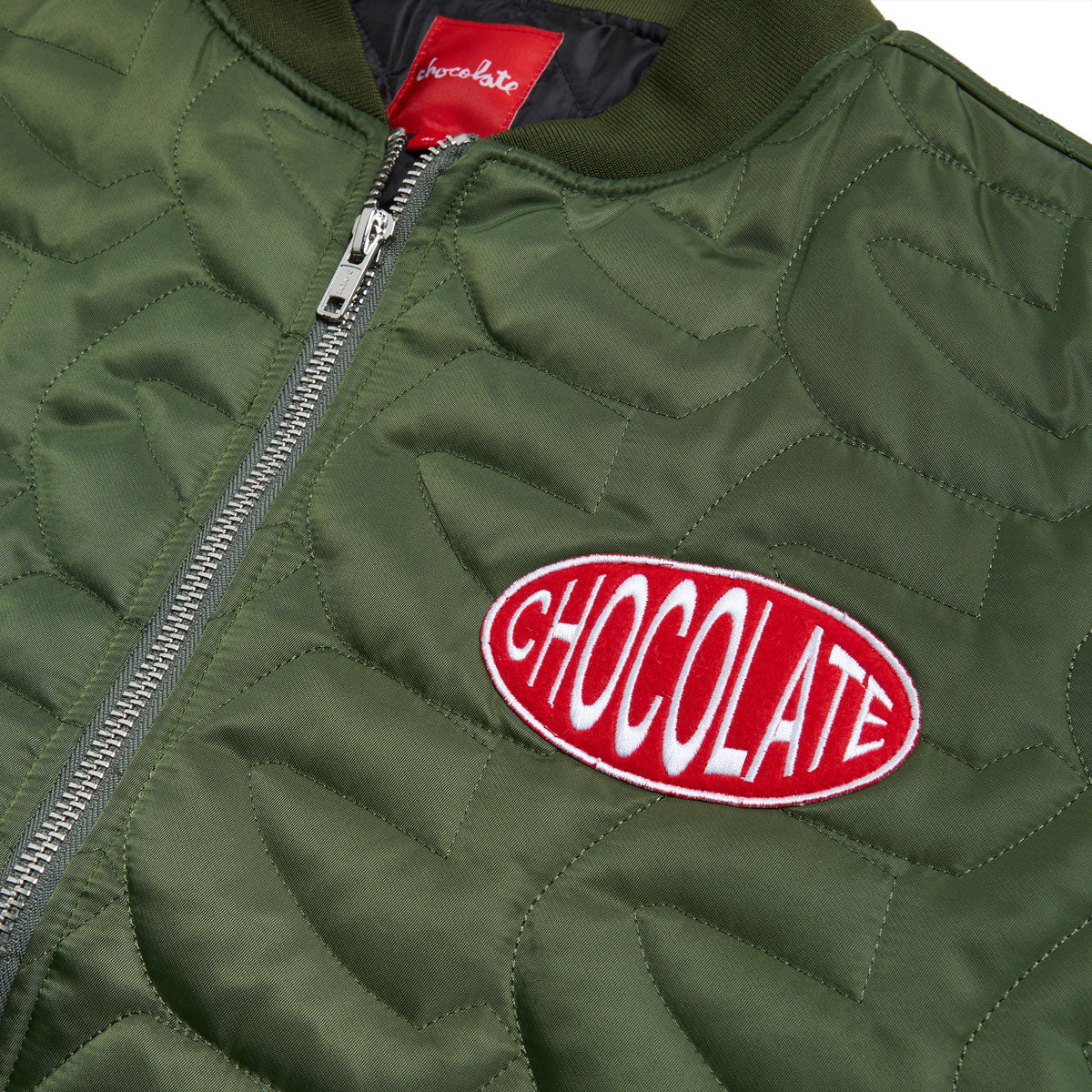 Chocolate Chunk C Quilted Liner Jacket - Olive image 3