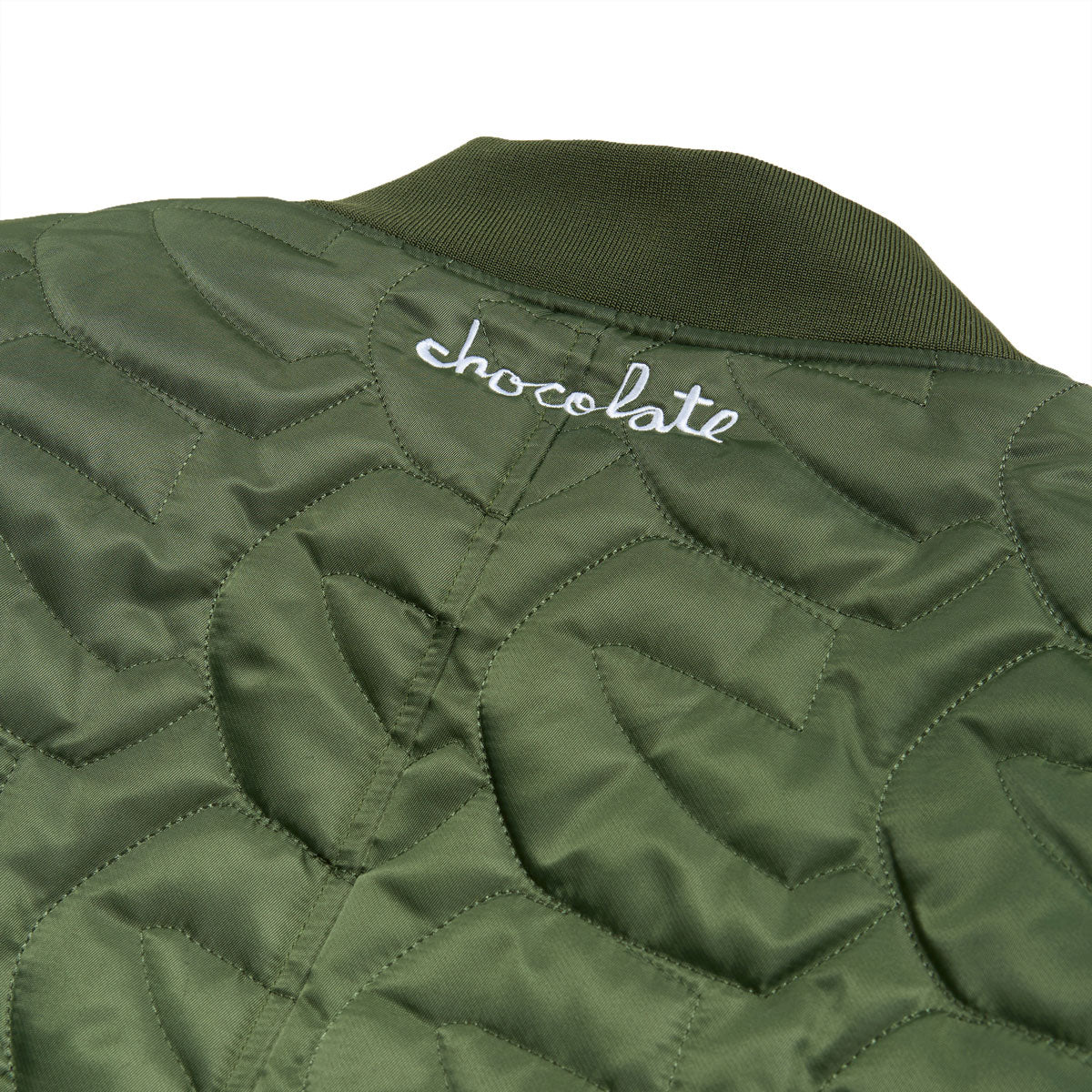 Chocolate Chunk C Quilted Liner Jacket - Olive image 4