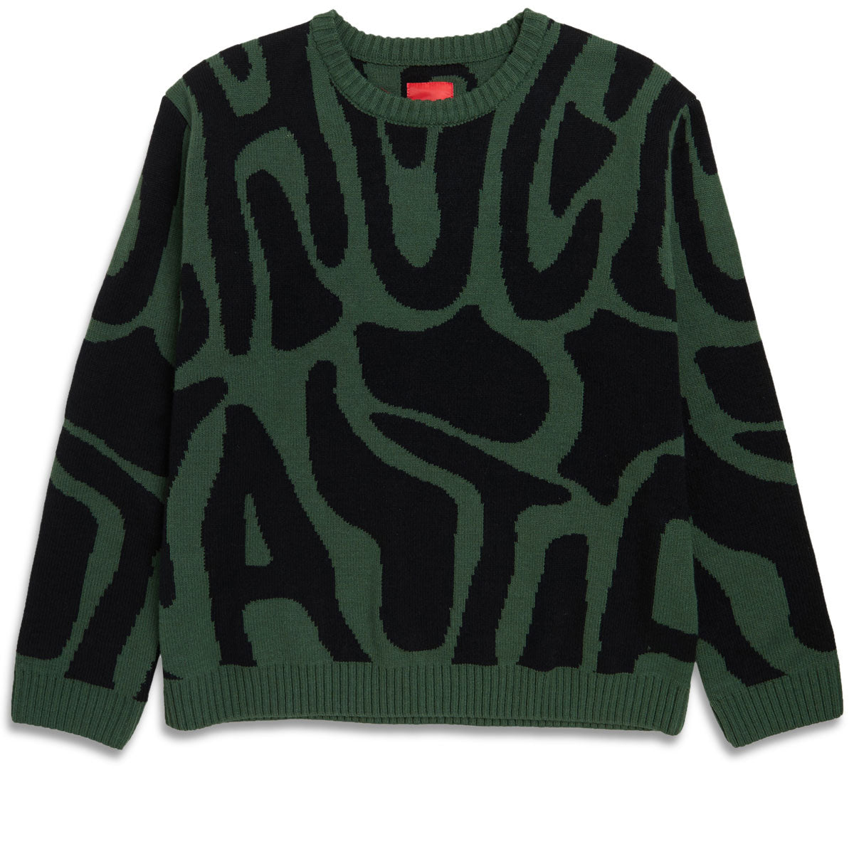 Chocolate Emiliano Knit Sweater - Green/Black image 1