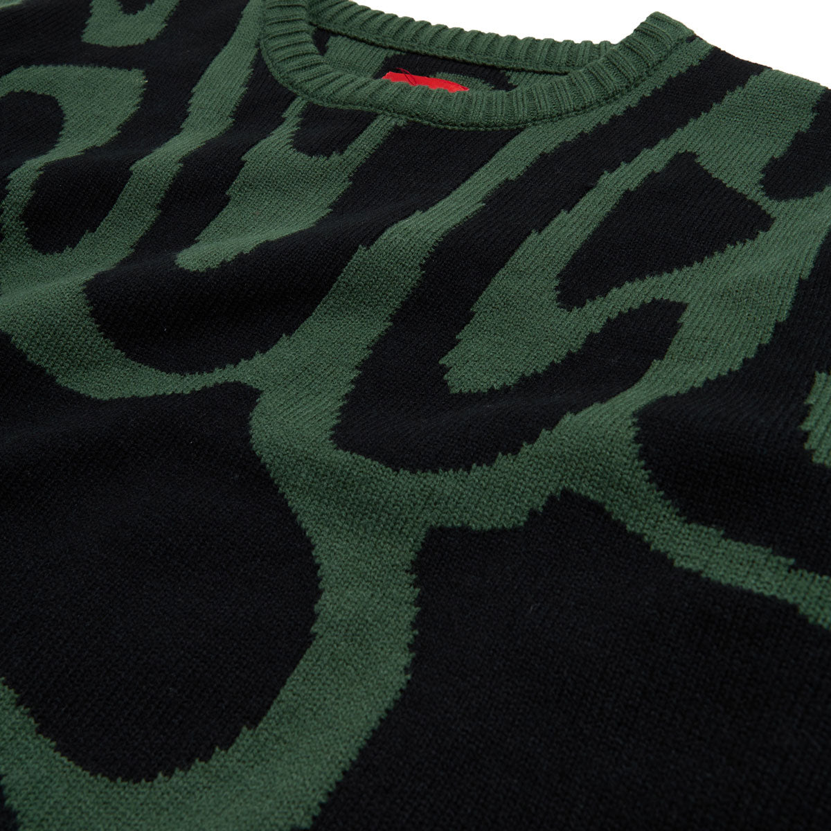 Chocolate Emiliano Knit Sweater - Green/Black image 3